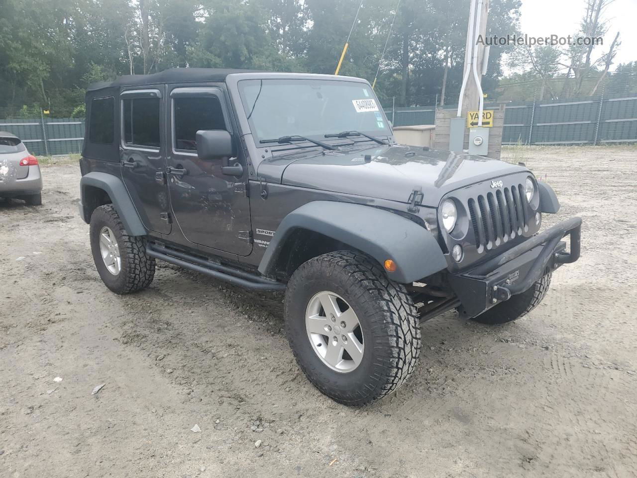 2014 Jeep Wrangler Unlimited Sport Charcoal vin: 1C4HJWDG0EL265369