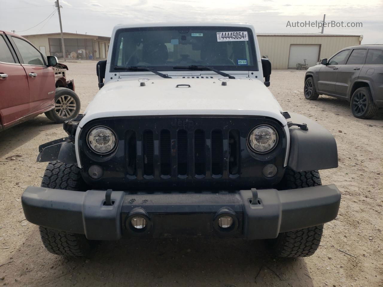 2017 Jeep Wrangler Unlimited Sport White vin: 1C4HJWDG0HL638429