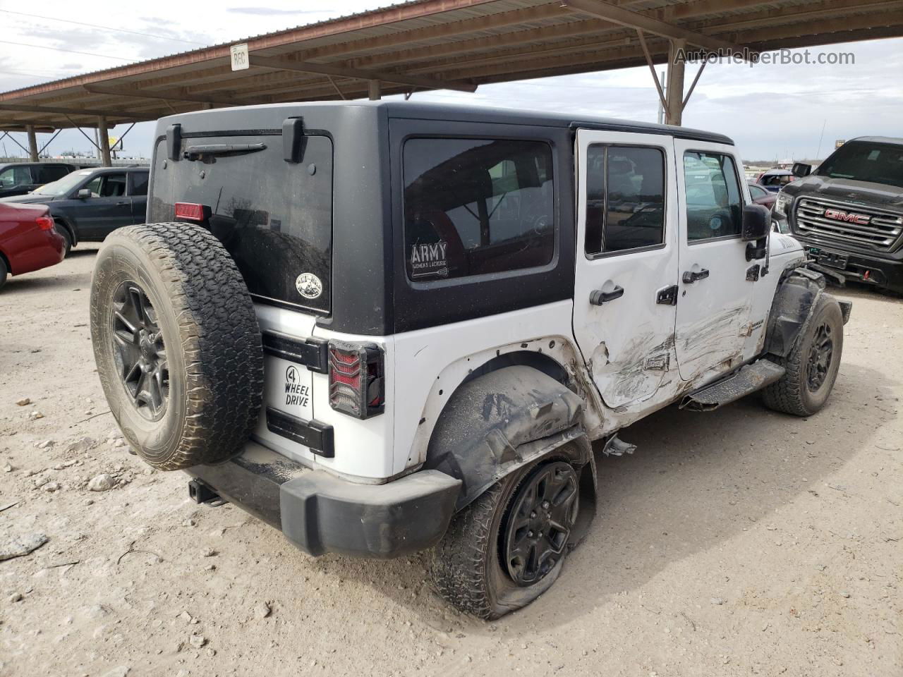 2017 Jeep Wrangler Unlimited Sport White vin: 1C4HJWDG0HL638429