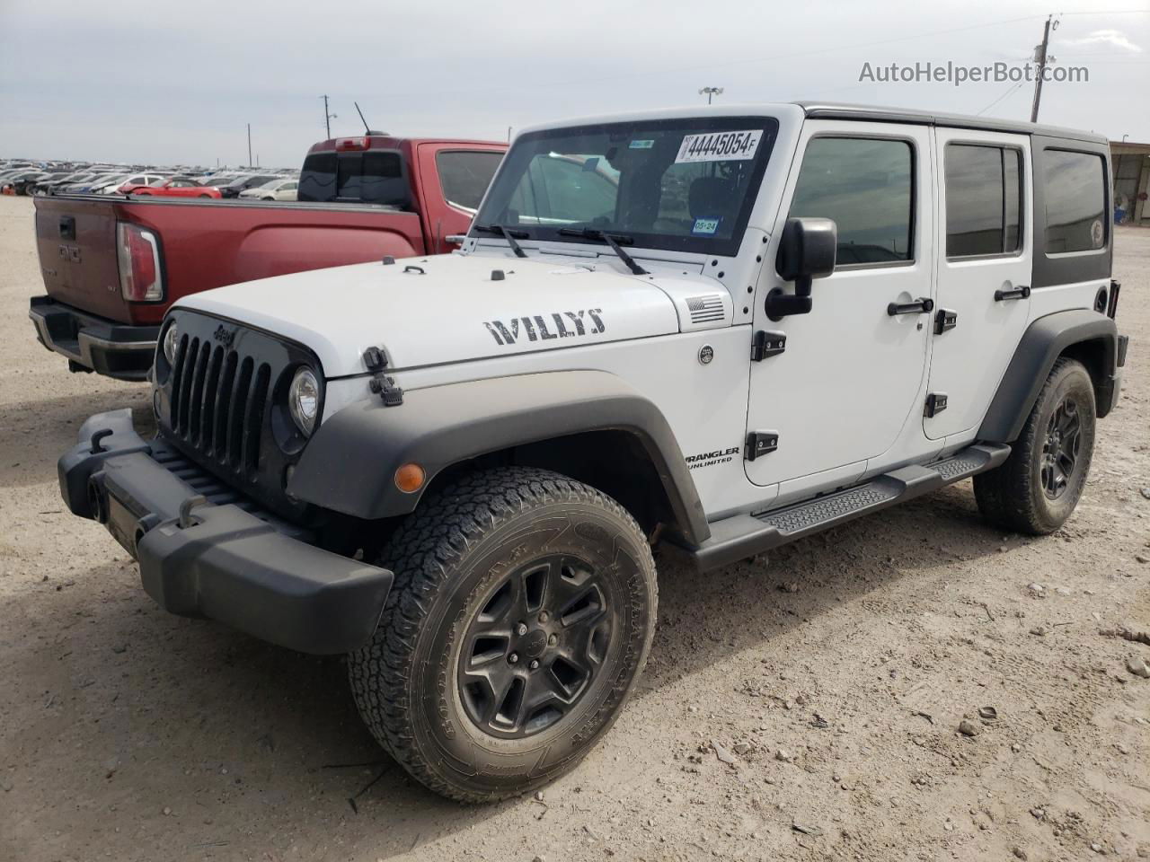 2017 Jeep Wrangler Unlimited Sport White vin: 1C4HJWDG0HL638429