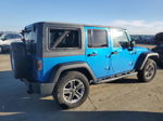 2014 Jeep Wrangler Unlimited Sport Blue vin: 1C4HJWDG1EL288062