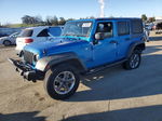 2014 Jeep Wrangler Unlimited Sport Синий vin: 1C4HJWDG1EL288062