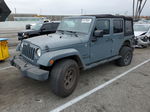 2014 Jeep Wrangler Unlimited Sport Gray vin: 1C4HJWDG2EL106210