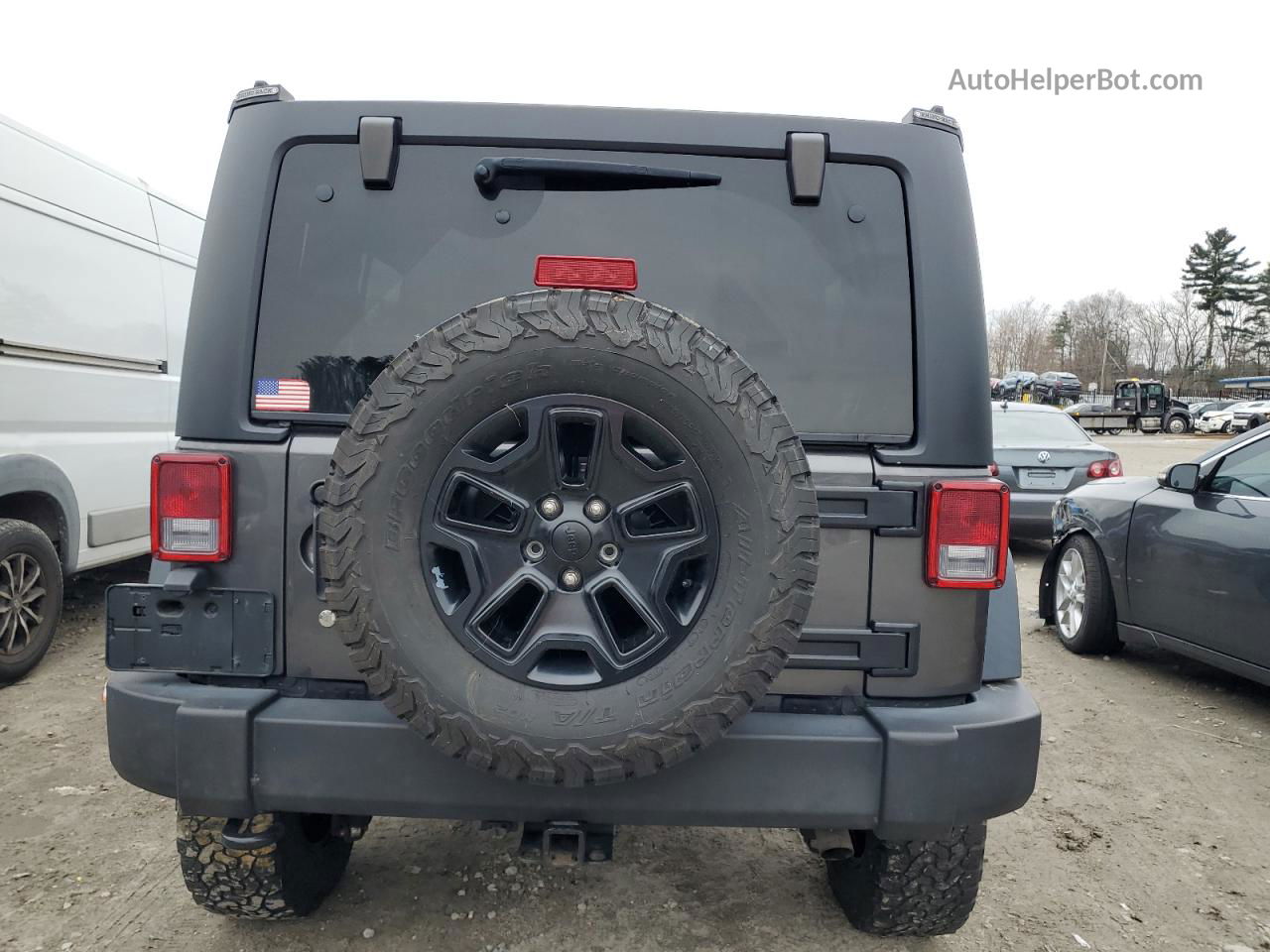 2017 Jeep Wrangler Unlimited Sport Gray vin: 1C4HJWDG2HL526697