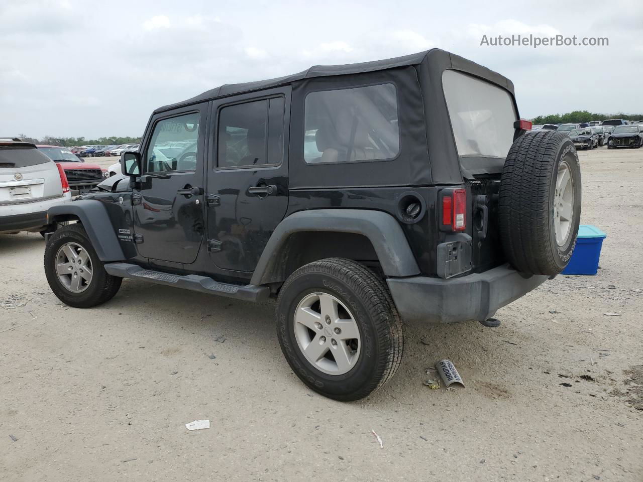 2017 Jeep Wrangler Unlimited Sport Black vin: 1C4HJWDG5HL730877