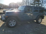 2014 Jeep Wrangler Unlimited Sport Gray vin: 1C4HJWDG6EL177071