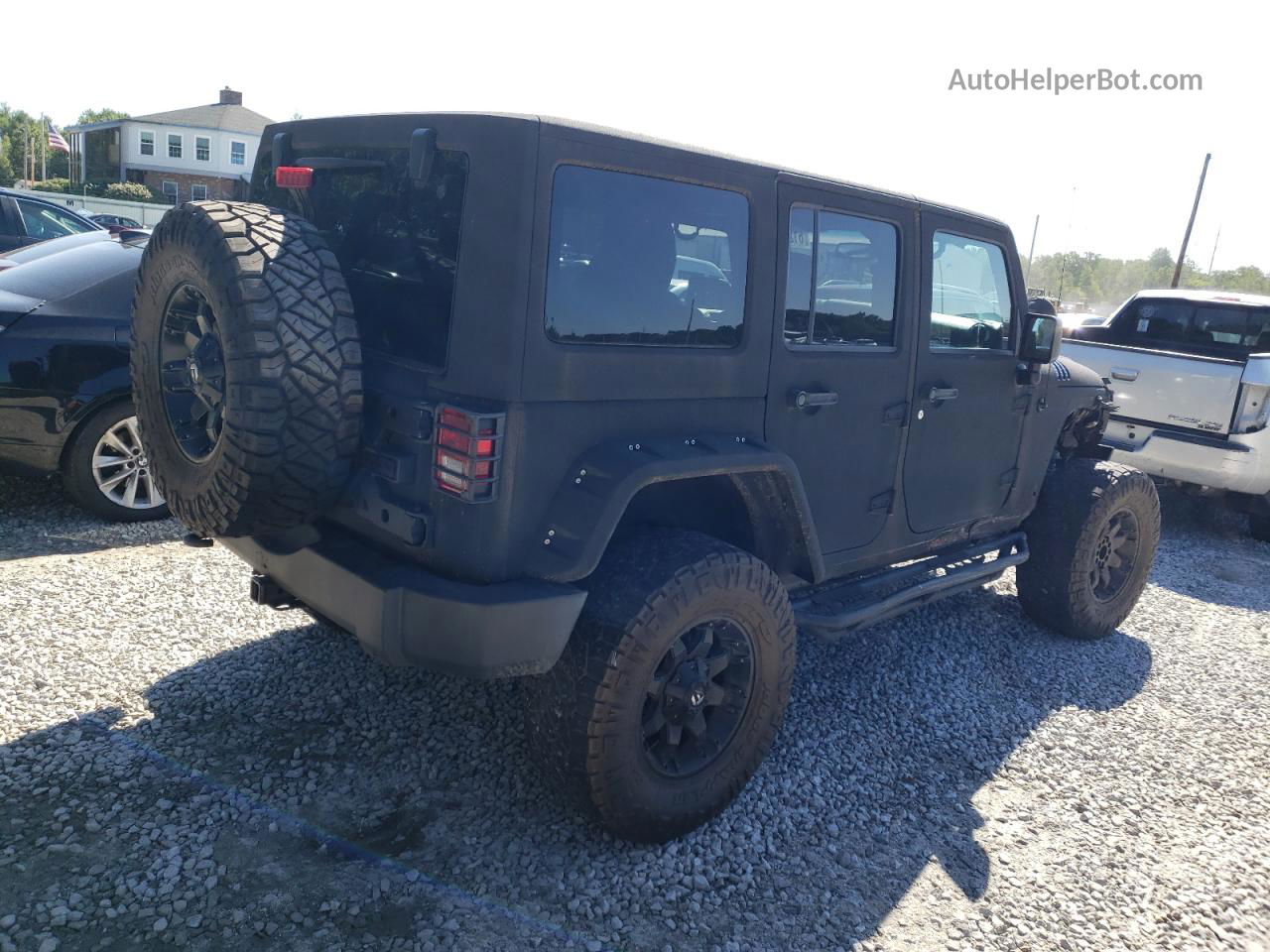 2017 Jeep Wrangler Unlimited Sport Black vin: 1C4HJWDG7HL602415