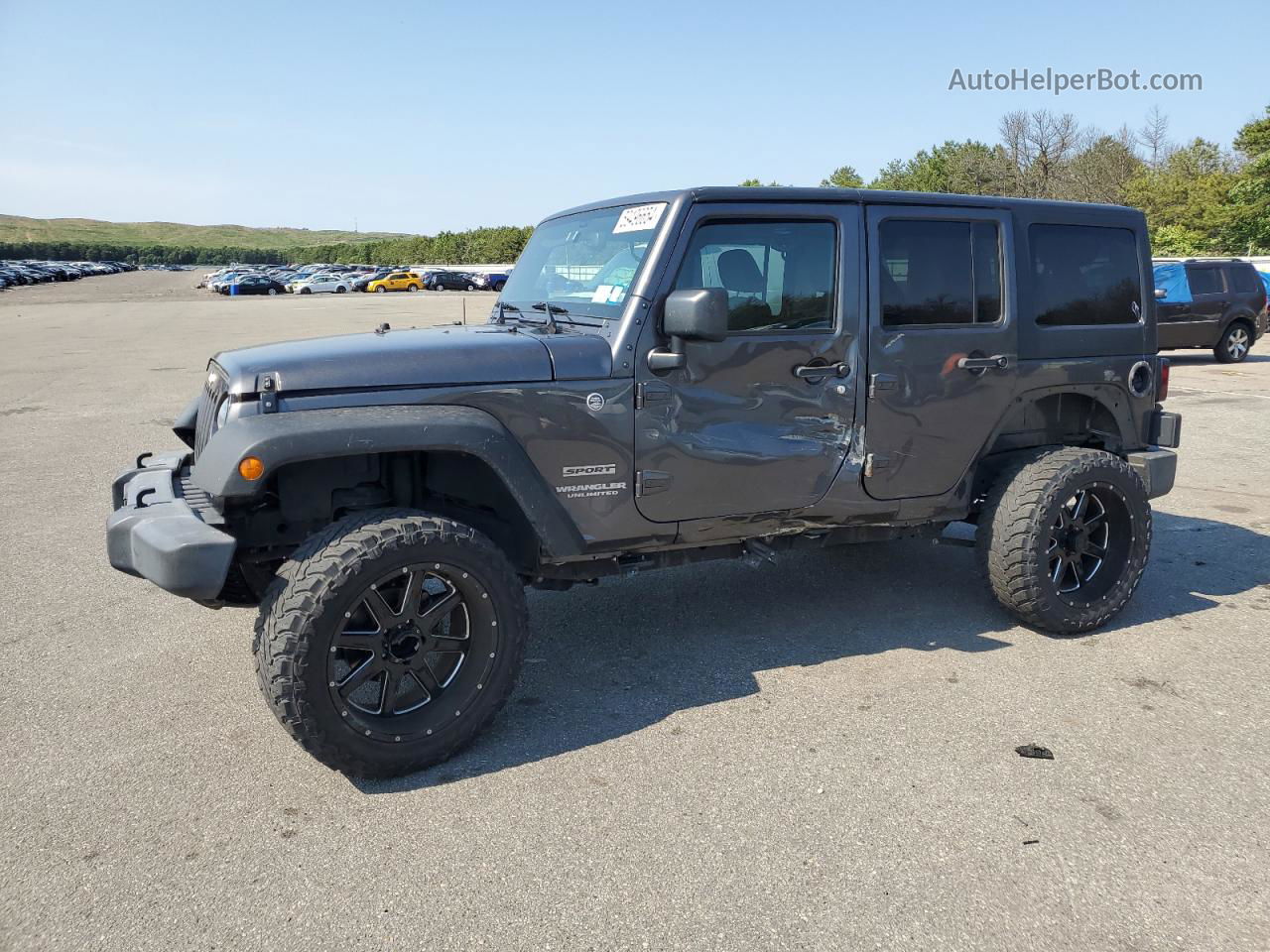 2017 Jeep Wrangler Unlimited Sport Charcoal vin: 1C4HJWDG9HL609270