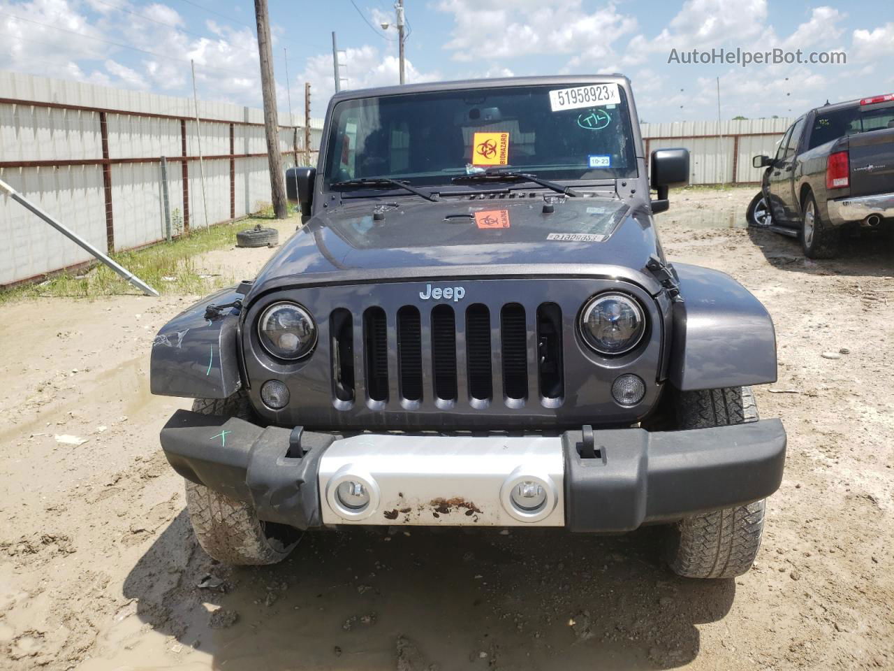 2014 Jeep Wrangler Unlimited Sahara Black vin: 1C4HJWEG2EL299098