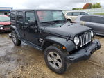 2017 Jeep Wrangler Unlimited Sahara Black vin: 1C4HJWEG2HL649916