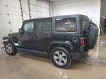 2017 Jeep Wrangler Unlimited Sahara Black vin: 1C4HJWEG2HL728261