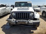 2014 Jeep Wrangler Unlimited Sahara White vin: 1C4HJWEG3EL301781