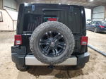 2014 Jeep Wrangler Unlimited Sahara Black vin: 1C4HJWEG4EL252817