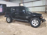 2014 Jeep Wrangler Unlimited Sahara Black vin: 1C4HJWEG6EL252818
