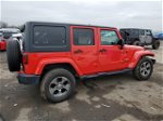 2017 Jeep Wrangler Unlimited Sahara Красный vin: 1C4HJWEG6HL609998