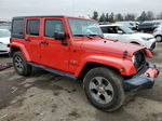 2017 Jeep Wrangler Unlimited Sahara Red vin: 1C4HJWEG6HL609998