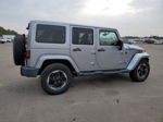 2014 Jeep Wrangler Unlimited Sahara Silver vin: 1C4HJWEG7EL202879