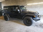 2014 Jeep Wrangler Unlimited Sahara Black vin: 1C4HJWEG7EL202946