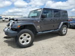 2014 Jeep Wrangler Unlimited Sahara Gray vin: 1C4HJWEG7EL206740