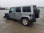 2014 Jeep Wrangler Unlimited Sahara Silver vin: 1C4HJWEG7EL252715