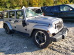 2014 Jeep Wrangler Unlimited Sahara Silver vin: 1C4HJWEG8EL170797