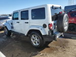 2014 Jeep Wrangler Unlimited Sahara White vin: 1C4HJWEG8EL196574