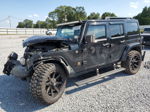 2014 Jeep Wrangler Unlimited Sahara Black vin: 1C4HJWEG9EL172297