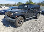 2014 Jeep Wrangler Unlimited Sahara Black vin: 1C4HJWEG9EL185146