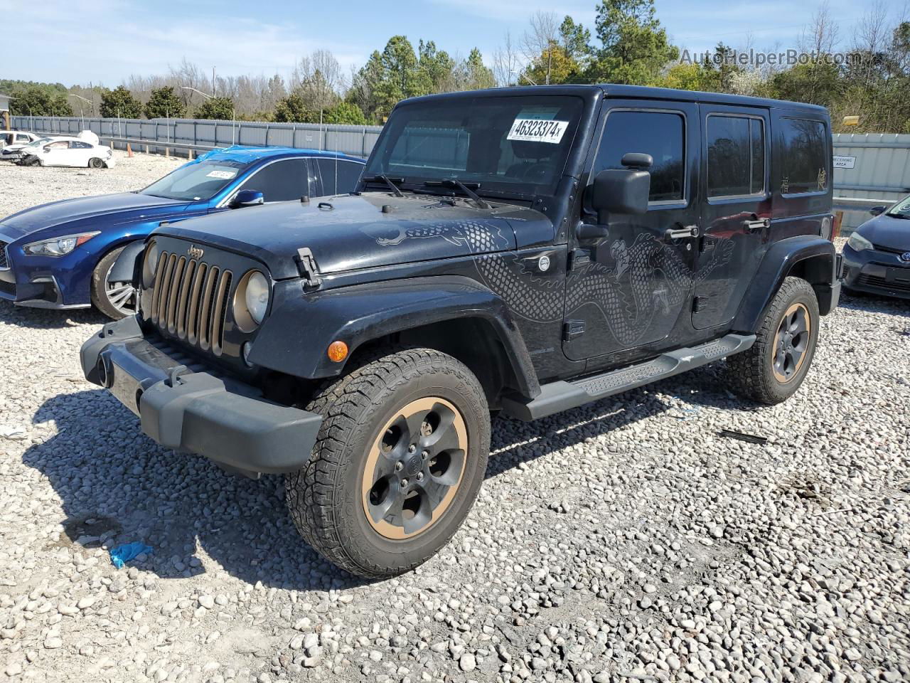 2014 Jeep Wrangler Unlimited Sahara Черный vin: 1C4HJWEG9EL185146