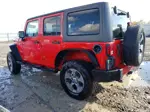 2017 Jeep Wrangler Unlimited Sahara Красный vin: 1C4HJWEG9HL660895
