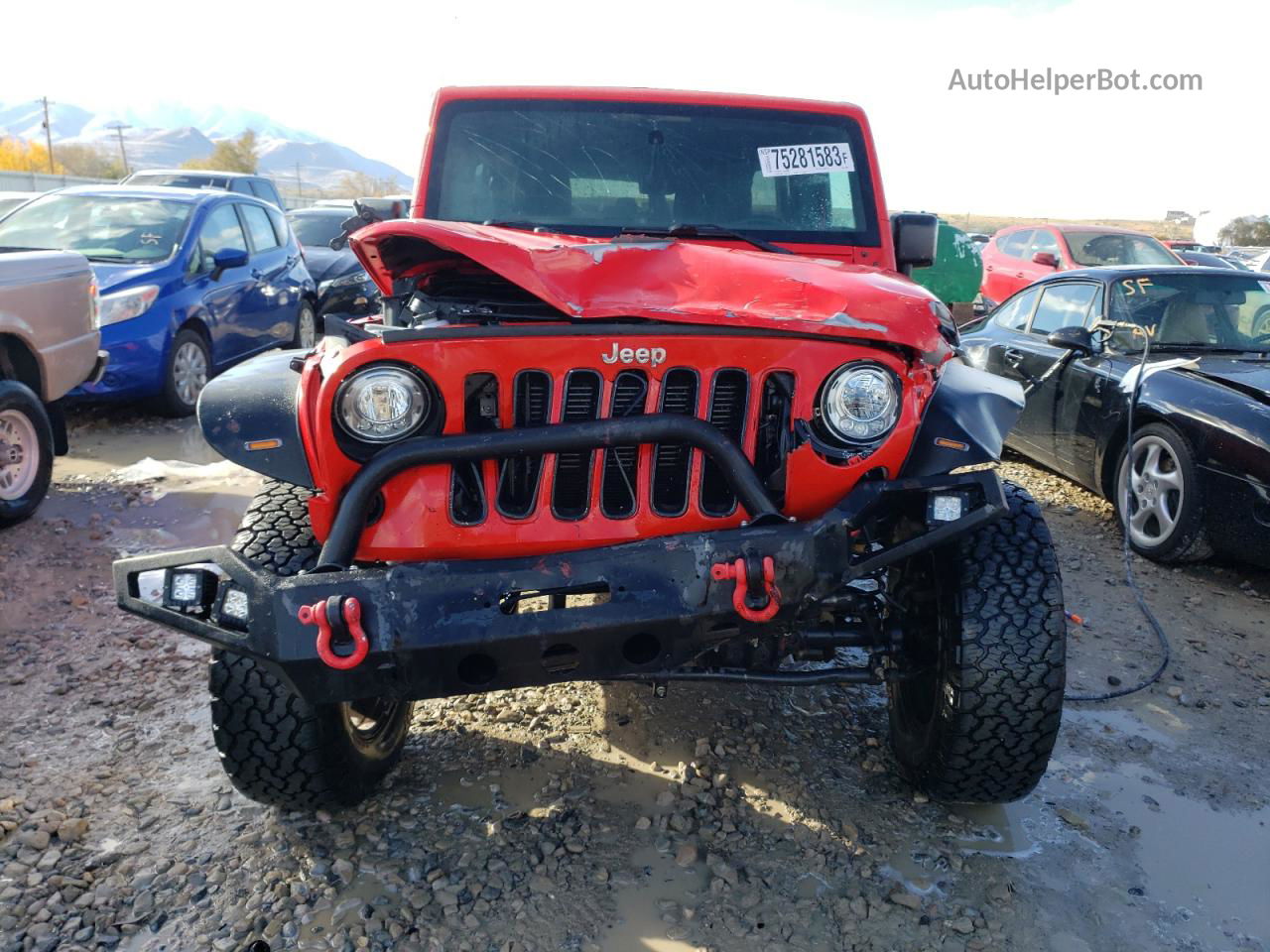 2017 Jeep Wrangler Unlimited Sahara Red vin: 1C4HJWEG9HL660895