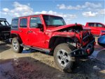 2017 Jeep Wrangler Unlimited Sahara Red vin: 1C4HJWEG9HL660895