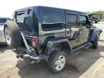 2014 Jeep Wrangler Unlimited Sahara Black vin: 1C4HJWEGXEL129121