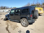 2017 Jeep Wrangler Unlimited Sahara Black vin: 1C4HJWEGXHL669069