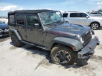 2017 Jeep Wrangler Unlimited Rubicon Gray vin: 1C4HJWFG0HL576446