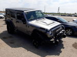 2014 Jeep Wrangler Unlimited Rubicon Silver vin: 1C4HJWFG5EL135133