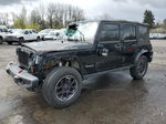 2014 Jeep Wrangler Unlimited Rubicon Black vin: 1C4HJWFG7EL108886