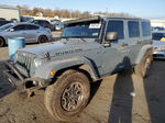 2014 Jeep Wrangler Unlimited Rubicon Gray vin: 1C4HJWFG9EL199241