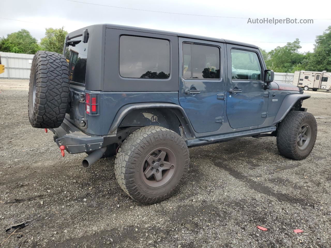 2017 Jeep Wrangler Unlimited Rubicon Charcoal vin: 1C4HJWFG9HL627619