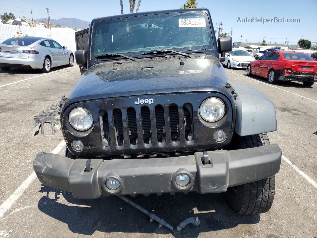 2014 Jeep Wrangler Unlimited Rubicon Черный vin: 1C4HJWFGXEL115041