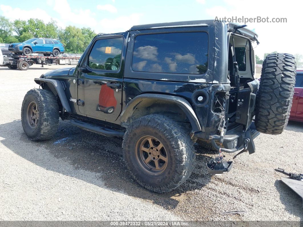 2019 Jeep Wrangler Sport Черный vin: 1C4HJXAN4KW610745