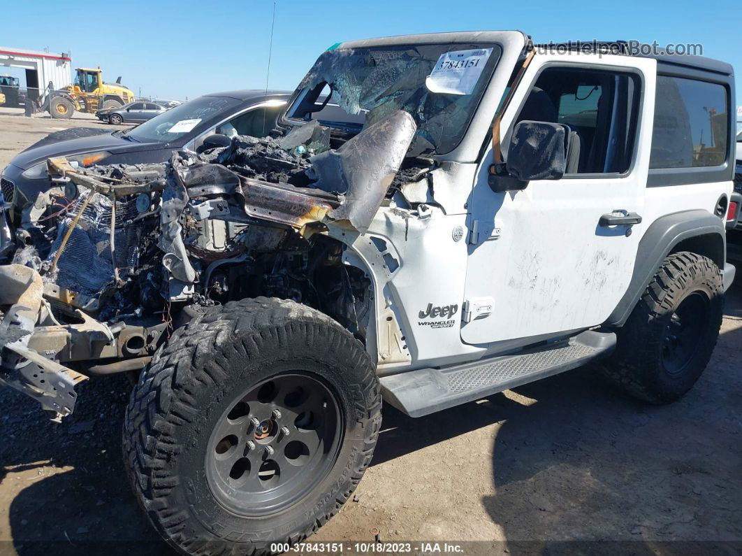 2019 Jeep Wrangler Sport S 4x4 White vin: 1C4HJXAN5KW627523