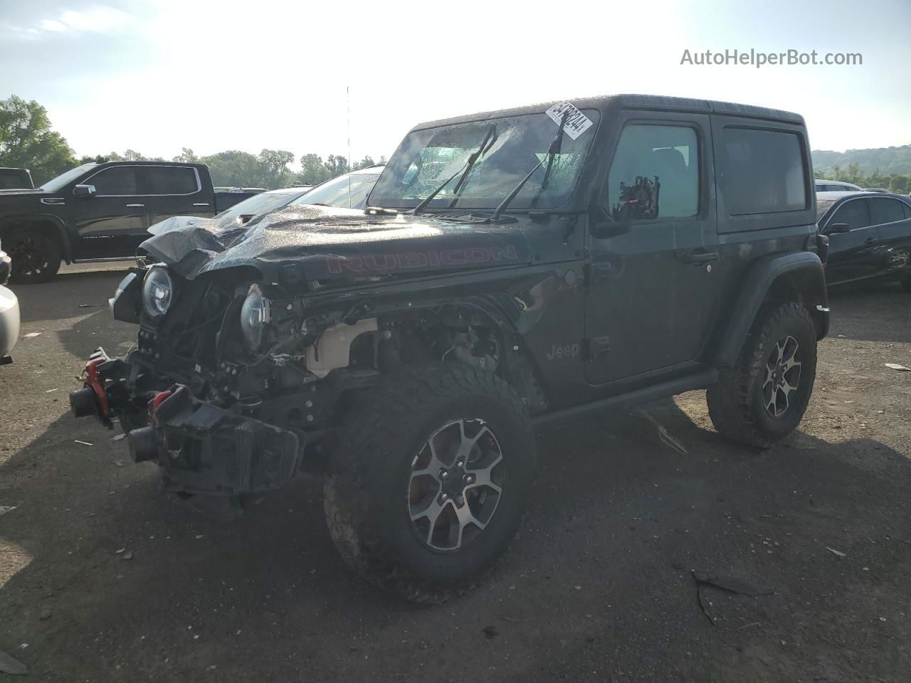 2019 Jeep Wrangler Rubicon Черный vin: 1C4HJXCG4KW562811