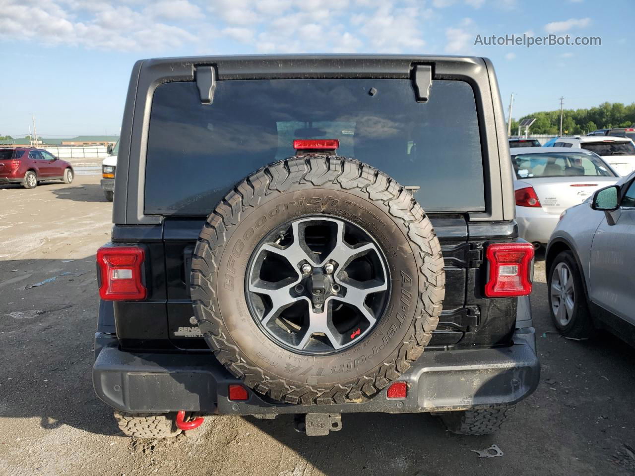 2019 Jeep Wrangler Rubicon Черный vin: 1C4HJXCG4KW562811