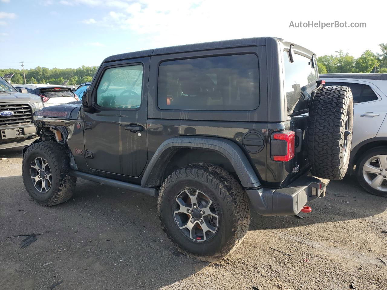 2019 Jeep Wrangler Rubicon Черный vin: 1C4HJXCG4KW562811