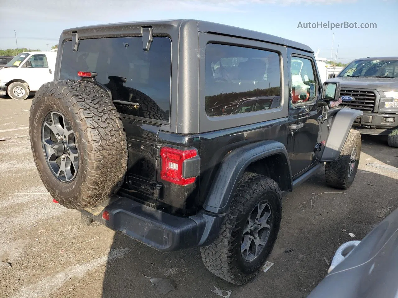 2019 Jeep Wrangler Rubicon Black vin: 1C4HJXCG4KW562811