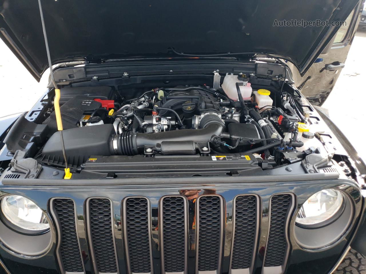 2023 Jeep Wrangler Rubicon Черный vin: 1C4HJXCG6PW601731