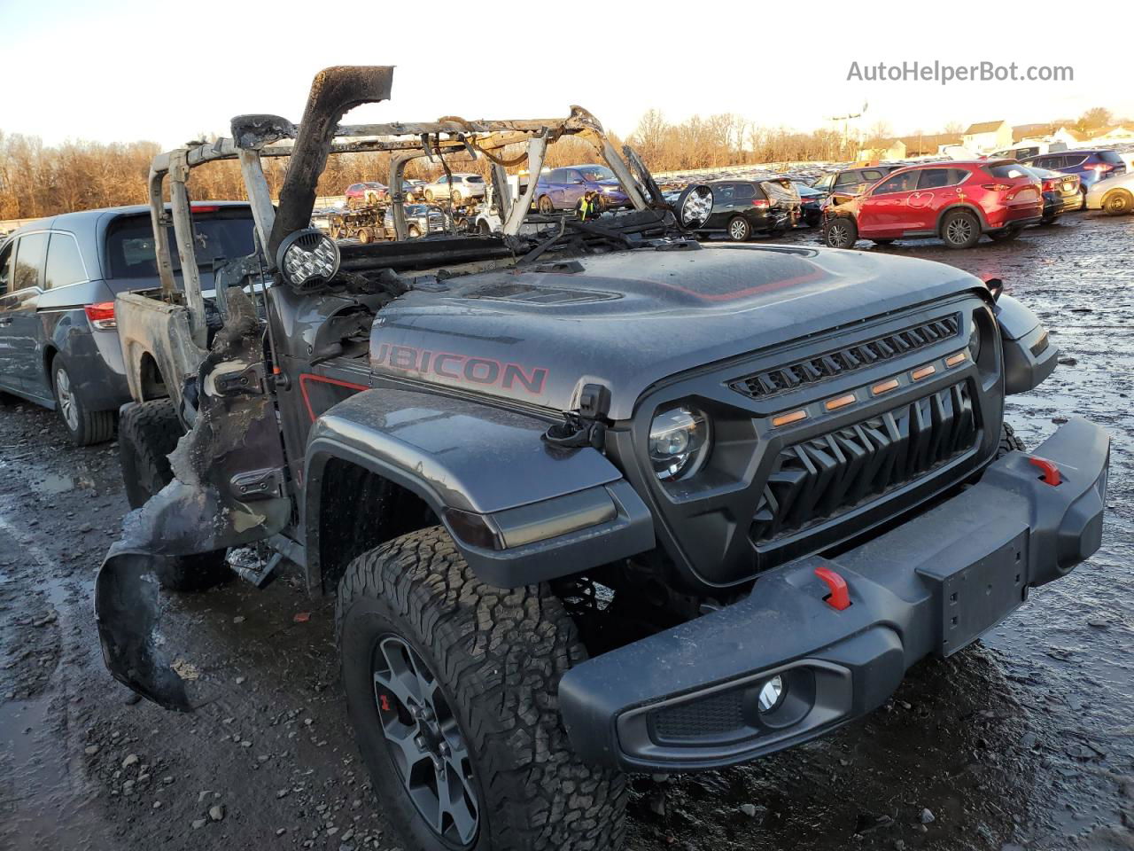 2019 Jeep Wrangler Rubicon Черный vin: 1C4HJXCG9KW628348