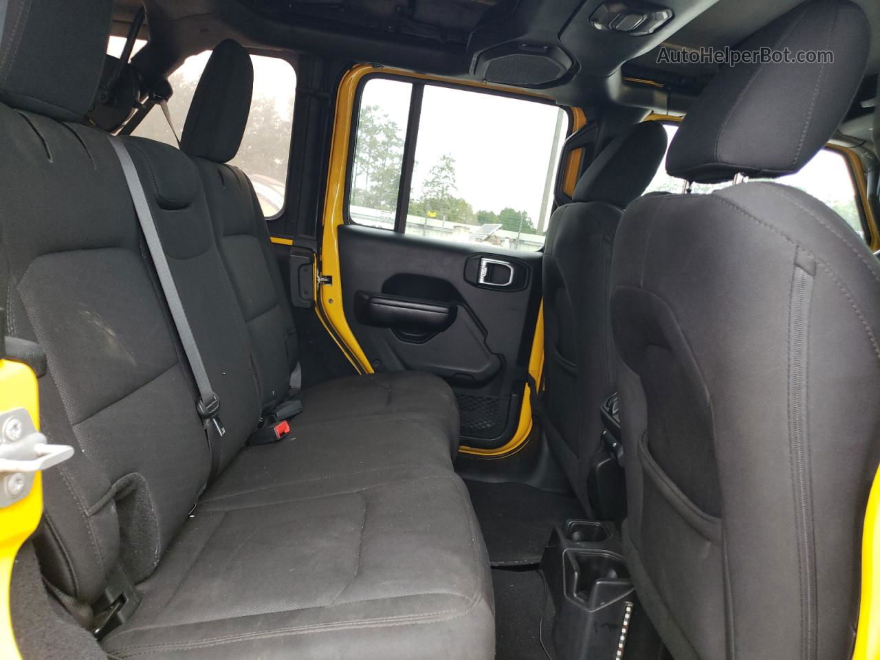 2019 Jeep Wrangler Unlimited Sport Yellow vin: 1C4HJXDG0KW511319