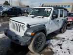 2019 Jeep Wrangler Unlimited Sport White vin: 1C4HJXDG0KW576963